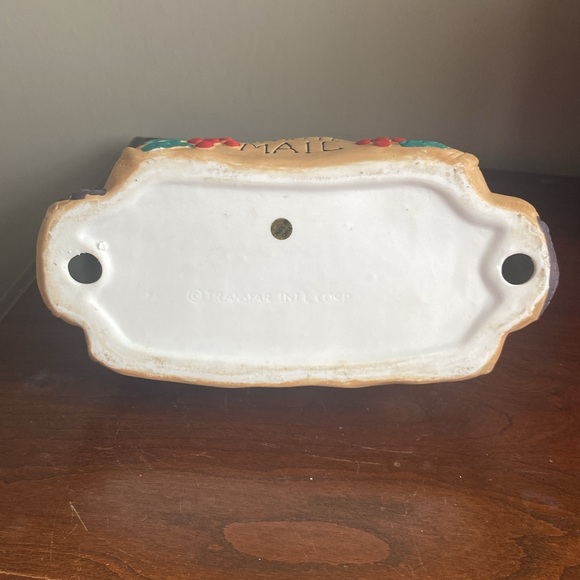 Porcelain Christmas Card Holder- RARE Find - Picture 6 of 6